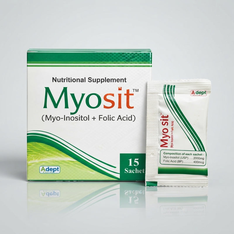 Myosit Sachets | Myo-Inositol & Folic Acid Supplement